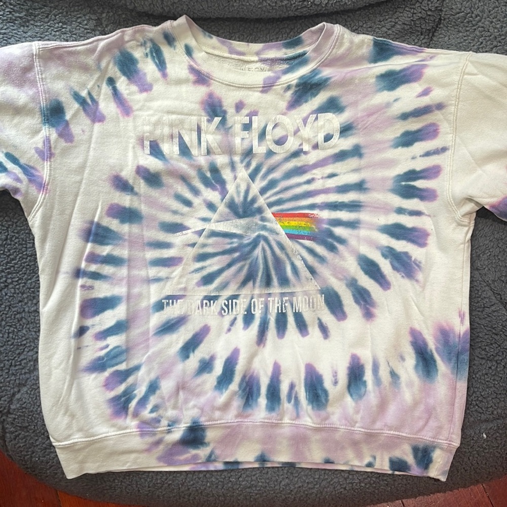 Pink Floyd tie dye sweatshirt